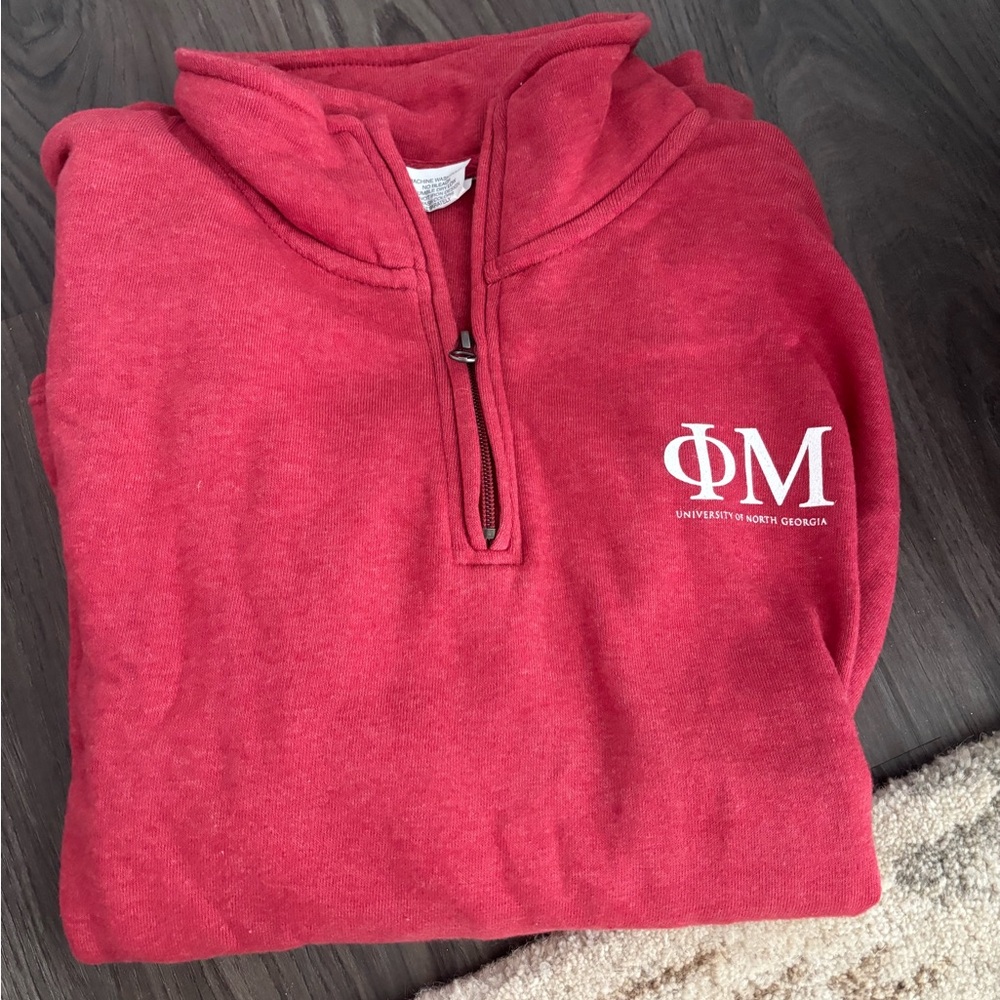 Phi mu comfort colors quarter zip